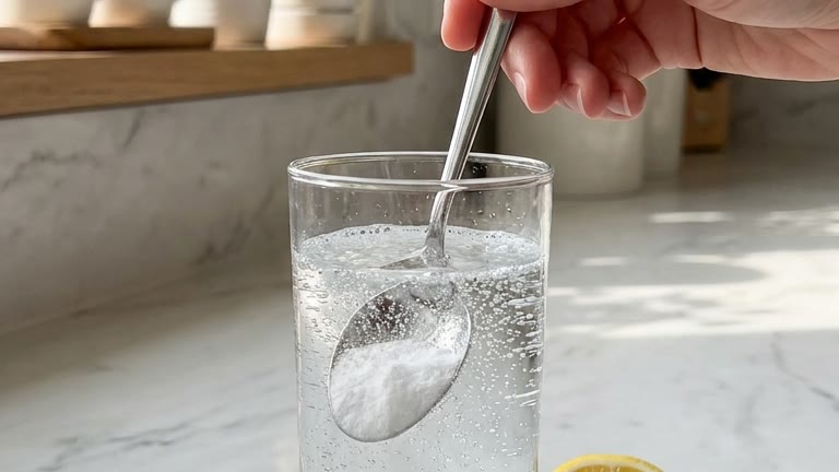The morning baking soda shot